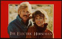 8g555 ELECTRIC HORSEMAN promo brochure '79 Sydney Pollack, Robert Redford & Jane Fonda, different!