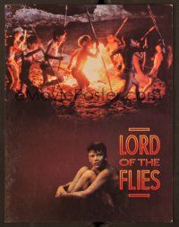 8g530 LORD OF THE FLIES trade ad '90 Balthazar Getty in William Golding's classic novel!