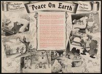 8g533 PEACE ON EARTH trade ad '39 Mel Blanc, cool cartoon images!