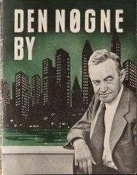 8g367 NAKED CITY Danish program '47 Jules Dassin & Mark Hellinger's New York film noir classic!