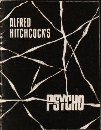 8g370 PSYCHO Danish program '61 Janet Leigh, Anthony Perkins, Alfred Hitchcock, different!