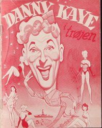 8g380 UP IN ARMS Danish program '44 different art of Danny Kaye & half-dressed Goldwyn Girls!
