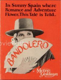8g628 BANDOLERO herald '24 Renee Adoree is a Spaniard who falls in love with a bullfighter!