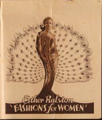 8g645 FASHIONS FOR WOMEN herald '27 pretty Esther Ralston, directed by Dorothy Arzner!