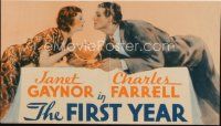 8g648 FIRST YEAR herald '32 romantic image of Charles Farrell & Janet Gaynor!