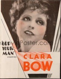 8g652 GET YOUR MAN herald '27 Buddy Rogers & sexy Clara Bow!