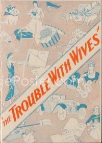 8g688 TROUBLE WITH WIVES herald '25 Ford Sterling, artwork of women & fancy things!