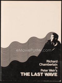 8g259 LAST WAVE presskit '77 Peter Weir cult classic, Richard Chamberlain