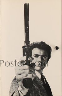 8g575 MAGNUM FORCE promo brochure '73 Clint Eastwood is Dirty Harry pointing his huge gun!