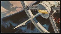 8g698 2001: A SPACE ODYSSEY Spanish herald '68 Stanley Kubrick, art of space wheel by Bob McCall!
