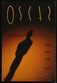 8h002 64TH ANNUAL ACADEMY AWARDS TV 1sh '92 cool shadowy image of Oscar!