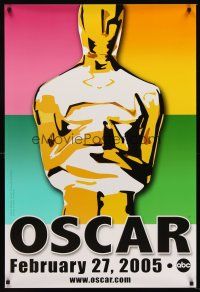 8h003 77th ANNUAL ACADEMY AWARDS advance DS 1sh '05 Brett Davidson artwork of the Oscar!