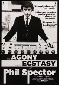 8h021 AGONY & THE ECSTASY OF PHIL SPECTOR 1sh '09 cool image of troubled music producer!