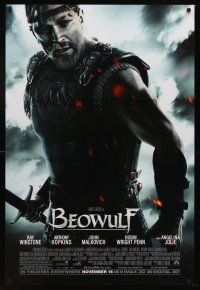 8h081 BEOWULF IMAX advance DS 1sh '07 Robert Zemeckis directed, Anthony Hopkins, Ray Winstone!