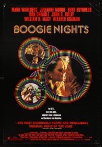 8h101 BOOGIE NIGHTS video 1sh '97 John C. Reilly, Mark Wahlberg as Dirk Diggler!