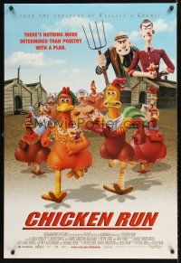 8h139 CHICKEN RUN int'l DS 1sh '00 Peter Lord & Nick Park claymation, poultry with a plan!