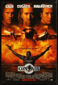 8h151 CON AIR DS 1sh '97 Nicholas Cage, John Cusack, John Malkovich, Steve Buscemi