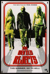 8h189 DEVIL'S REJECTS teaser DS 1sh '05 Rob Zombie directed, this summer go to hell!
