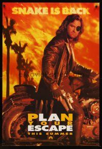 8h228 ESCAPE FROM L.A. teaser 1sh '96 John Carpenter, Kurt Russell is back as Snake Plissken!