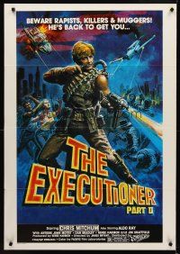 8h230 EXECUTIONER PART II South African '84 James Bryan directed, action art of Chris Mitchum!