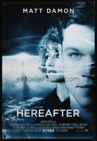 8h321 HEREAFTER advance DS 1sh '10 directed by Clint Eastwood, Matt Damon & Cecile De France!
