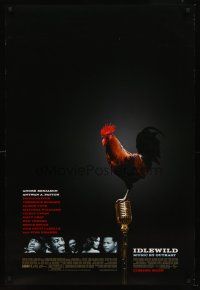 8h348 IDLEWILD advance DS 1sh '06 Bryan Barber musical, image of rooster on microphone!
