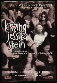 8h402 KISSING JESSICA STEIN advance DS 1sh '01 Jennifer Westfeldt, Heather Juergensen, lesbians!