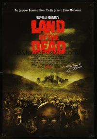 8h407 LAND OF THE DEAD advance DS 1sh '05 George Romero directed, mob of zombies!