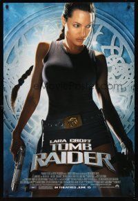 8h408 LARA CROFT TOMB RAIDER advance DS 1sh '01 sexy Angelina Jolie, from popular video game!