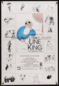 8h422 LINE KING 1sh '96 The Al Hirschfeld Story, art of The Marx Bros., Streisand, Hepburn & more!