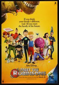 8h459 MEET THE ROBINSONS advance DS 1sh '07 Angela Bassett, the family of the future!