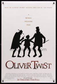 8h512 OLIVER TWIST advance DS 1sh '05 Roman Polanski, Ben Kingsley, Jamie Foreman, Dickens!
