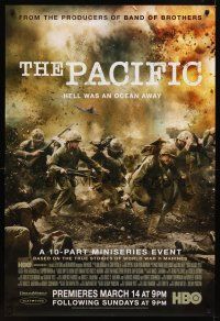 8h525 PACIFIC TV 1sh '10 James Badge Dale, cool image of WWII U.S. Marines in action!