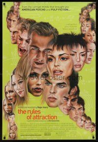 8h594 RULES OF ATTRACTION 1sh '02 James Van Der Beek, Shannyn Sossamon, Jessica Biel!