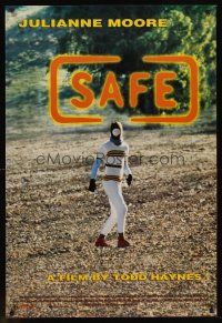 8h598 SAFE 1sh '95 Todd Haynes, Julianne Moore, strange image!