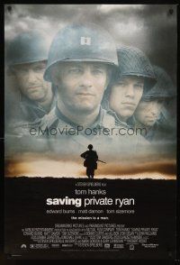 8h604 SAVING PRIVATE RYAN DS 1sh '98 Steven Spielberg, World War II, the mission is a man!