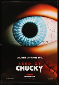 8h616 SEED OF CHUCKY teaser DS 1sh '04 Brad Dourif, Jennifer Tilly, deliver us some evil!