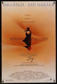 8h623 SHELTERING SKY DS 1sh '90 Bernardo Bertolucci, a woman's dangerous erotic journey!