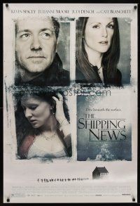 8h625 SHIPPING NEWS DS 1sh '01 Kevin Spacey, pretty Julianne Moore, Cate Blanchette!