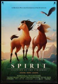 8h661 SPIRIT STALLION OF THE CIMARRON DS 1sh '02 Dreamworks, cool art of horses!