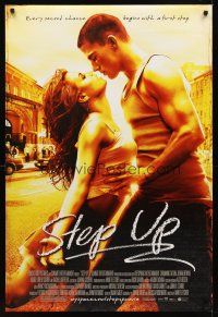 8h677 STEP UP DS 1sh '06 Channing Tatum & Jenna Dewan, romantic image!