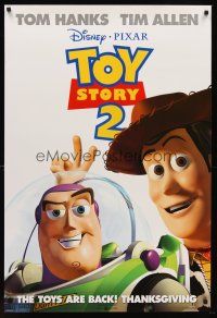 8h724 TOY STORY 2 advance DS 1sh '99 Woody, Buzz Lightyear, Disney and Pixar animated sequel!