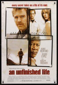 8h745 UNFINISHED LIFE 1sh '05 Robert Redford, Jennifer Lopez, Morgan Freeman!