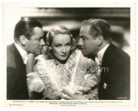 8j033 ANGEL 8x10 still '37 Marlene Dietrich between Herbert Marshall & Melvyn Douglas!