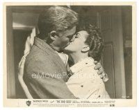 8j055 BAD SEED 8x10 still '56 romantic close up of William Hopper passionately kissing Nancy Kelly!