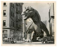 8j065 BEAST FROM 20,000 FATHOMS 8x10 still '53 Ray Bradbury, best image of monster in street!