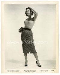 8j090 BLACKBOARD JUNGLE 8x10 still '55 cool full-length image of sexy Margaret Hayes!