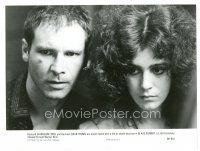 8j093 BLADE RUNNER 7.25x9.5 still '82 close up of lovers Sean Young & Harrison Ford!