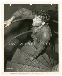 8j128 BRUTE FORCE 8x10 still '47 close up of Burt Lancaster at the climax of the movie!