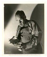 8j129 SPIDER WOMAN STRIKES BACK 8x10 key book still '46 c/u of Rondo Hatton, actor with acromegaly!